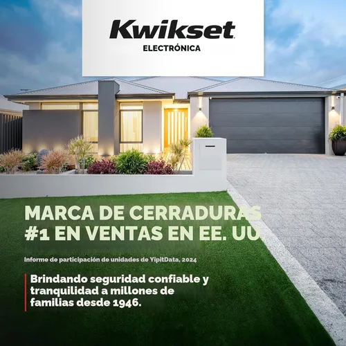 Miniatura 11 de Kwikset HomeConnect 620 Z-Wave Cerradura Inteligente con Teclado de Largo Alcance Habilitado, Entrada Conveniente sin Llave, Códigos de Usuario