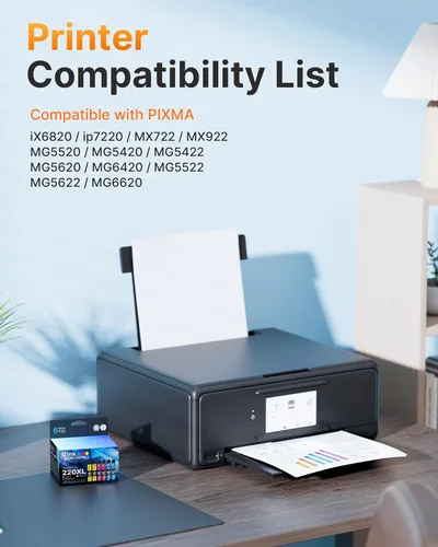 Miniatura 2 de E-Z Ink Cartucho de tinta remanufacturado de repuesto para Epson 220 XL 220XL T220XL para usar con WF-2760 WF-2750 WF-2630 WF-2650 WF-2660 XP-320
