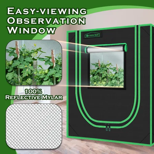 Miniatura 3 de Tienda de cultivo pequeña para plantas de interior de 18 x 30 x 36 pulgadas, tiendas de cultivo hidropónico Mylar para interiores, sala de cultivo