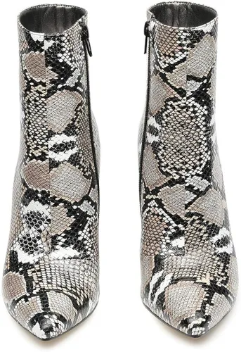 Miniatura 5 de Castamere Botines de tacón alto para mujer, puntera puntiaguda, sin cordones, con cremallera, 3.9 in