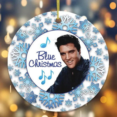 Miniatura 22 de Adornos navideños de moda con temática de cultura pop, películas y música - Huele a espíritu navideño Rock and Roll Adorno (Estrella)