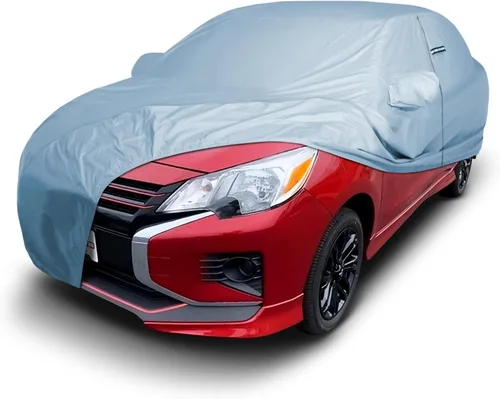 Miniatura 24 de iCarCover Funda de automóvil prémium para Mitsubishi Lancer 2001-2017, resistente al agua, para todo tipo de clima, ajuste personalizado