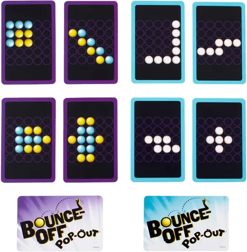 Miniatura 3 de Mattel Games Juego de fiesta desplegable para familia, adolescentes, adultos y noche de juego, las pelotas van volando, no requiere