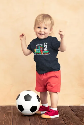 Miniatura 2 de Unordinary Toddler Camiseta de 2 cumpleaños para niño Chugga Chugga Two Two Train im 2 años