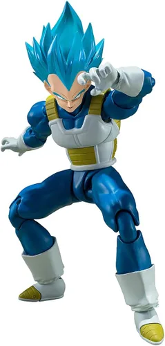 TAMASHII NATIONS - Dragon Ball Super - SSGSS Vegeta -Orgullo Saiyan Inquebrantable- Figura de acción S.H.Figuarts Super Saiyan God Super Saiyan