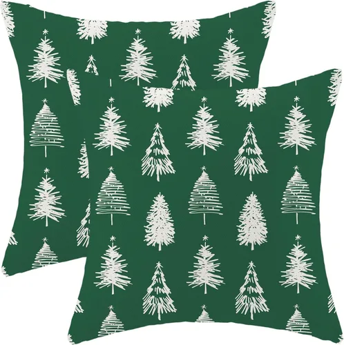 Miniatura 26 de AEIOAE - Juego de 2 fundas cuadradas de almohadones de lino para otoño con calabaza en tono naranja quemado y blanco, para decoración al aire libre