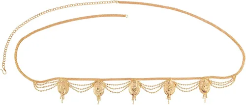 Efulgenz Indian Bollywood Vintage Waist Belt Belly Chain Kamarbandh Bridal Dangle Tassel Body Jewelry