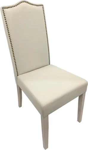 Miniatura 8 de Carolina Chair & Table Silla Parson con respaldo copetudo con ribete de clavos, marco de madera maciza con asiento y respaldo de espuma, sillas
