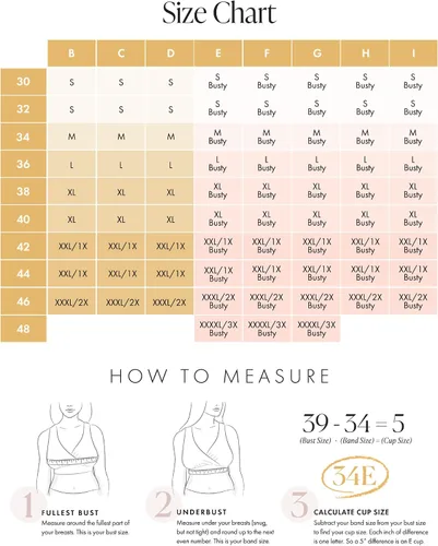 Miniatura 4 de Kindred Bravely Sublime Busty - Brasier deportivo de lactancia y maternidad de bajo impacto para F, G, H, I Cup (terracota ombrado)