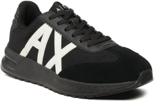 Miniatura 2 de AX Armani Exchange - Tenis deportivos para hombre con logotipo de gamuza