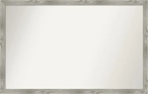 Miniatura 243 de Amanti Art Espejo personalizado, espejo de baño gris plomo a rayas, espejo de pared o espejo de tocador de baño sobre el fregadero