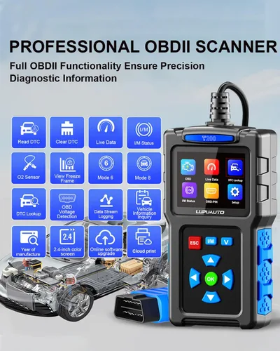 Miniatura 2 de Herramienta de diagnóstico del escáner T200 OBD2, lector de códigos de coche OBDII, lectores de código de motor de verificación de vehículos