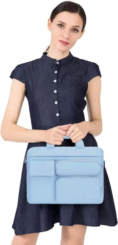 Miniatura 5 de MOSISO - Bolsa de hombro para portátil de 15.6 pulgadas, funda para computadora de 15-15.6 pulgadas compatible con MacBook Pro de 16 pulgadas, HP