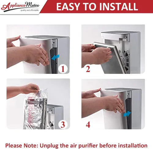 Miniatura 7 de Filtro de repuesto Vital 100 para purificador de aire LEVOIT Vital 100, filtro HEPA verdadero 3 en 1 y filtro de carbono acitvado de alta