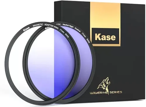 Miniatura 8 de Kase Wolverine - Filtro magnético de reducción de contaminación de luz nocturna neutra de 4.409 in con anillo adaptador de lente para cielo