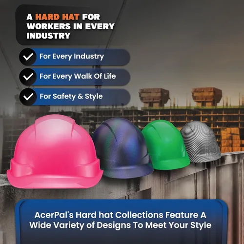 Miniatura 7 de Casco de seguridad con diseño de fibra de carbono y ala completa Pyramex, ajustable, tienda Acerpal