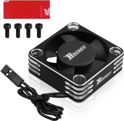 Miniatura 9 de Ventilador de enfriamiento del motor RC Disipador de calor del motor 28000RPM ESC Ventilador de enfriamiento para coche RC 1/8 1/10 1/12 escala 540