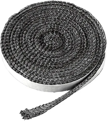 Miniatura 2 de Junta de puerta de estufa Cuerda De Sellado para Chimenea, Recambio De Cable De Sellado De Fibra De Vidrio Autoadhesivo para Puerta De Estufa De