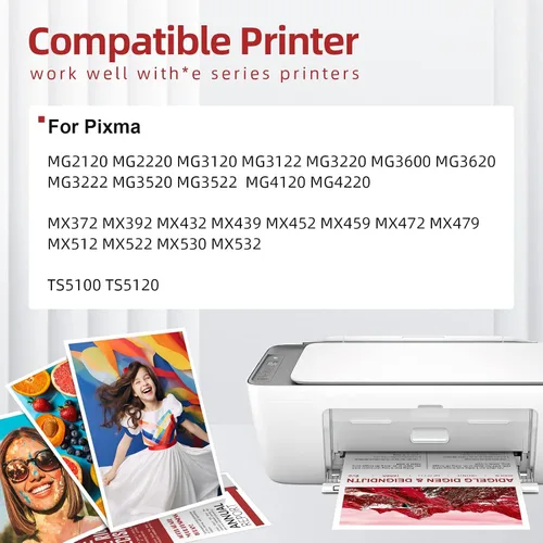 Miniatura 2 de PG-240 XL 240XL Cartucho de tinta negra compatible con Canon 240XL Cartucho de tinta negra PG240 PG-240XL para Canon PIXMA MG3620 MG3600 MG5120