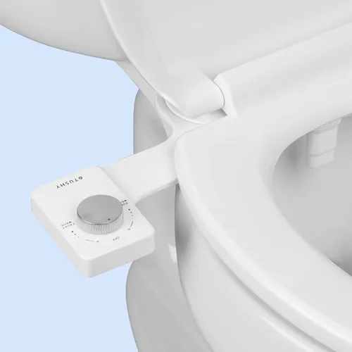 Miniatura 15 de TUSHY Bidé de agua fresca y fría: accesorio para asiento de inodoro ultra delgado (boquilla higiénica autolimpiante no eléctrica) Fácil instalación