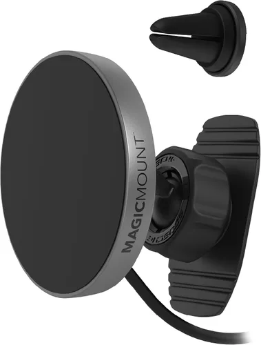 Miniatura 8 de Scosche MPQMD-SP MagicMount Charge Pro Qi2 Cargador de montaje en coche MagSafe de carga inalámbrica rápida, soporte magnético de teléfono celular