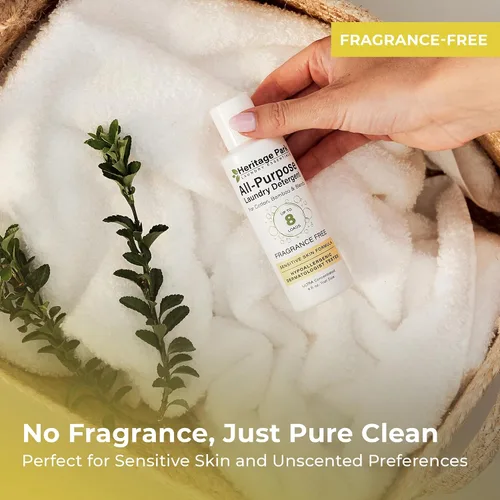 Miniatura 4 de Heritage Park - Detergente para ropa multiusos sin fragancia, pH neutro, probado por dermatólogos, agradable para la piel sensible, ultra