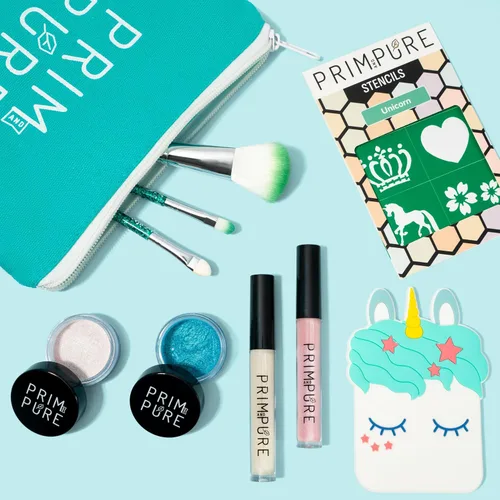 Miniatura 2 de Prim and Pure Juego de Regalo Mineral con Espejo de Unicornio Perfecto para Citas de Juego y Fiestas de Cumpleaños Maquillaje de Sombra de Ojos