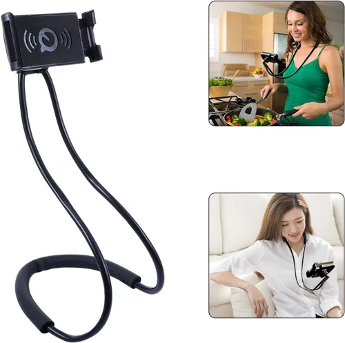 Miniatura 7 de Hemobllo Soporte para teléfono móvil - Soporte para teléfono celular Lazy Soporte para teléfono celular Soporte universal para teléfono