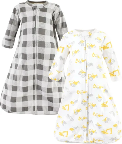 Miniatura 3 de Hudson Baby Saco de dormir unisex de algodón con manga larga para bebé, saco, manta Toile