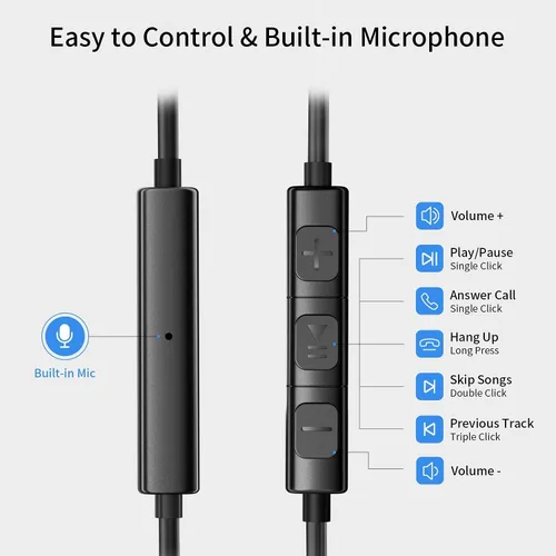 Miniatura 3 de Auriculares USB C para iPhone 15, auriculares estéreo de alta fidelidad tipo C con micrófono y control remoto, cancelación de ruido para iPhone 16