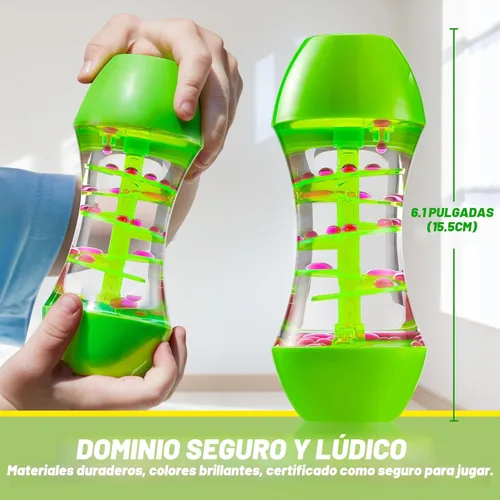 Miniatura 2 de JOYIN Paquete de 4 Tubos Fidget para Niños, Tubos Sensoriales, Juguete para Aliviar el Estrés, Terapia del Habla, Juguetes Calmantes para Niños