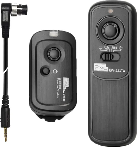 Pixel Cámara Disparador Remoto Inalámbrico RW-DC0 para Nikon Z8 Z9 D3 D4 D5 D6 D800 D850 D800E D810A D810 D700 D500 D300 D300s D200 F100 F90 F90X F6