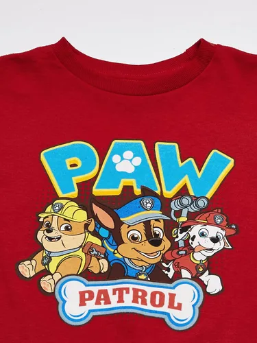Miniatura 2 de Nickelodeon Camiseta de la Patrulla Canina Rubble, Chase, Marshall Shortl Seelve para niños