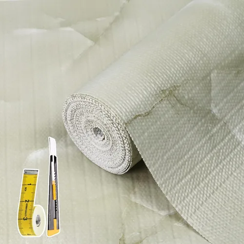 Miniatura 17 de Lámina para revestir estantes y cajones de cocina y baño, impermeable, antideslizante, sin adhesivo, fácil de limpiar, incluye cuchillo y cinta
