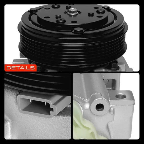 Miniatura 9 de A-Premium Compresor de A/C con embrague compatible con Ford Taurus 3.8L 1988-1991, Thunderbird 3.8L 1989-1997, Mercury Cougar 3.8L 1989-1997, Sable