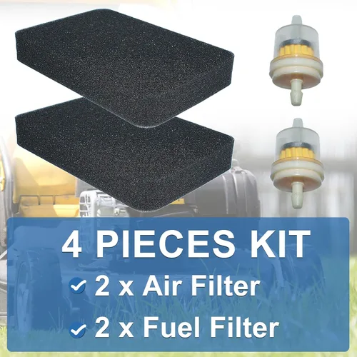 Miniatura 3 de Kit de filtro de aire con filtro de combustible, compatible con generador Honda EB3000 EB3500 EB3500X EB5000X EB6500 EB6500X GP6500 EM3000 EM3500S