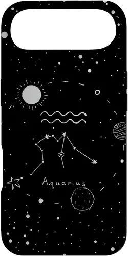 Miniatura 26 de Funda estética con signo del zodiaco celestial para iPhone 12 mini Acuarario