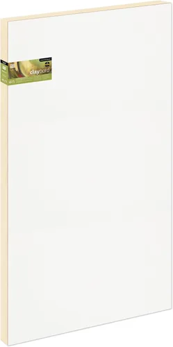 Miniatura 20 de Ampersand Art Supply Panel de pintura de madera: Serie Museo Claybord, 10 "x 10", 2" Perfil con acunado Perfil con cuna de 2