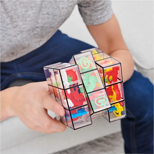 Miniatura 2 de Rubik's Perplexus Fusion 3x3 Gravity 3D Maze Game Brain Teaser Puzzle Ball Artículos para aliviar la ansiedad cosas geniales Juguetes Multicolor