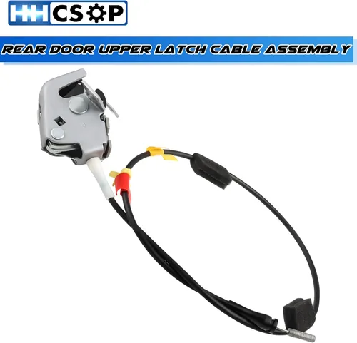 Miniatura 7 de Reemplazo de ensamblaje de pestillo superior de puerta trasera y cable para lado del pasajero derecho para Ford F150 Heritage F250 pickup de cabina