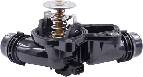 Miniatura 4 de NewYall Bomba de agua del motor y conjunto de carcasa del termostato con kit de junta para 320i 325i 325xi 330i 330xi 525i 530i 323Ci 328Ci 323i
