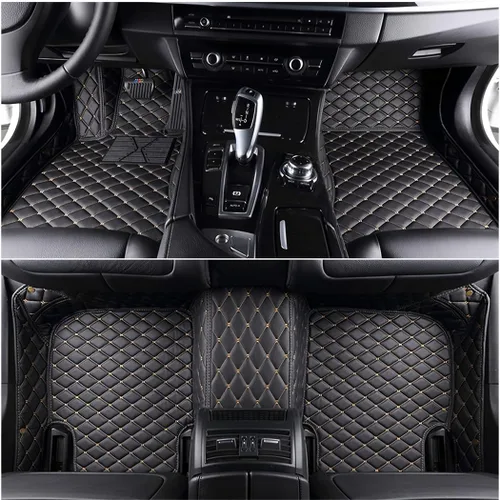 Miniatura 33 de Alfombrillas personalizadas de cuero artificial para automóvil, impermeables, antideslizantes, adecuadas para automóviles, SUV, camionetas, protegen