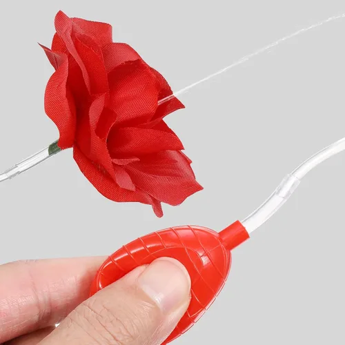 Miniatura 6 de Abaodam Broche de rosas para chorros con diseño de flores, broche de agua y accesorios de payaso, accesorios para fiesta, flor artificial, pin