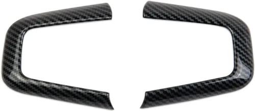 Miniatura 2 de Cubierta Interior del Volante con Aspecto de Fibra de Carbono Accesorios de Moldura para GMC Yukon 2021-2024 para Sierra 1500 2500 3500 2019-2026