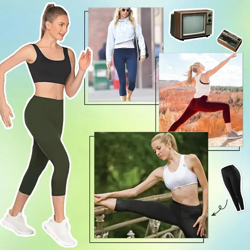 Miniatura 46 de NexiEpoch - Paquete de 4 leggings suaves para mujer, con bolsillos, control de abdomen y cintura alta, pantalones capri para yoga y ejercicio
