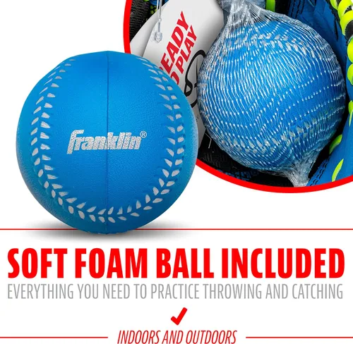 Miniatura 9 de Guantes Franklin Sports con agarre, para T-ball (9.0 pulgadas)