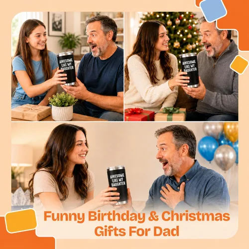 Miniatura 4 de NewEleven Regalo del Día del Padre para Papá - Regalos Geniales para Papá de Hija - Ideas Únicas de Regalo de Cumpleaños para Padre, Esposo, Papá