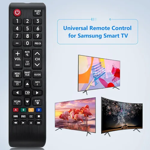 Miniatura 2 de Angrox Mando a distancia universal para Samsung-TV-Remote todos los modelos Samsung LCD LED HDTV 3D Smart TV para televisores Samsung 1199F1