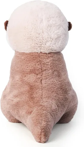 Miniatura 3 de Riuhot Lindos animales de peluche de nutria marina suave, juguete de peluche de 15.7 pulgadas para fiesta de cumpleaños de Navidad, regalo