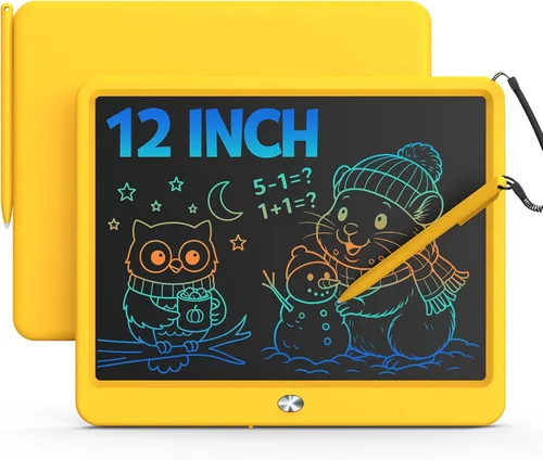 Miniatura 15 de Bravokids Juguetes para niñas y niños de 3 a 6 años, tableta de escritura LCD tablero de dibujo de 10 pulgadas, almohadillas de dibujo electrónicas